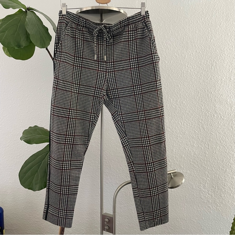Anthropologie Dickens Plaid Jogger